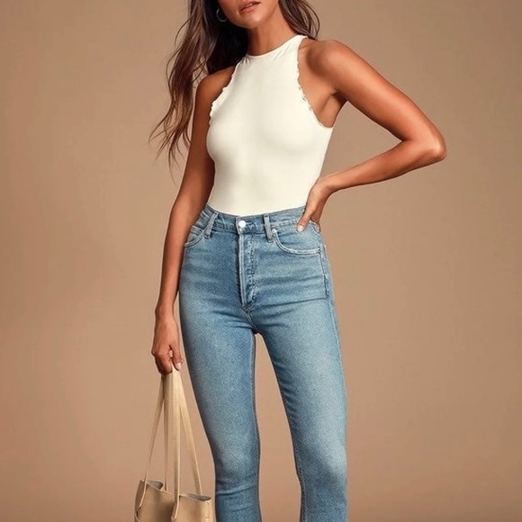 Free People Tops - Free People Ivory Bodysuit
